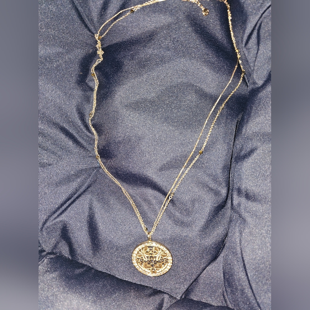 Gold Medallion Necklace